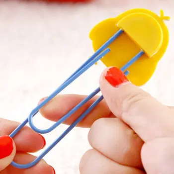 

Wholesale Cartoon Animal Paper Note Pin Clips Bookmarks Bookmarker Paperclip School Supply (Chicken)