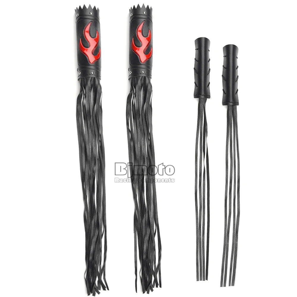 Motorcycle Fringe 23 Grip Cover 19 Lever Cover Combo Tassel For Harley Cruiser (8)