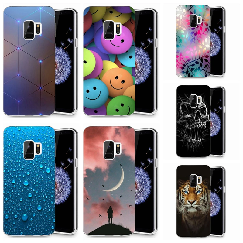 Для Samsung Galaxy S9 S9Plus S8 Plus S7 edge Note 8 J500 J720 A3 A5 2016 2017 TPU цветной чехол с изображением неба