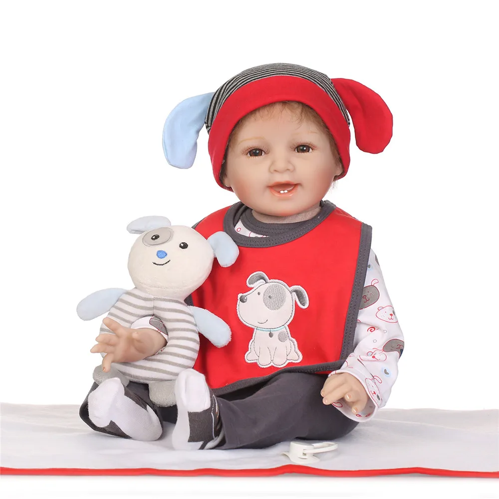 22 дюймов 55 см bebe Детская кукла детская игрушка подарок для детей улыбка яркие глаза Коллекционные детские куклы мода и прекрасная лучшая игрушка