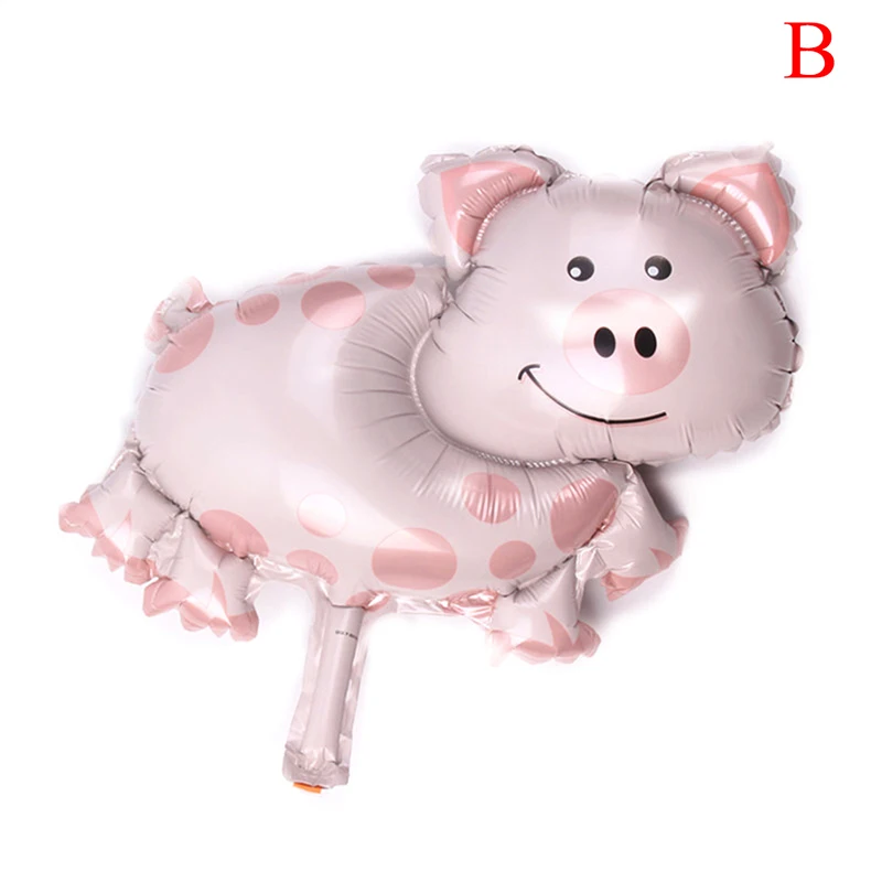 

Large Size Animal Balloon Lion Pig Cow Foil Helium Balloons Birthday Party Decor Zoo Balls