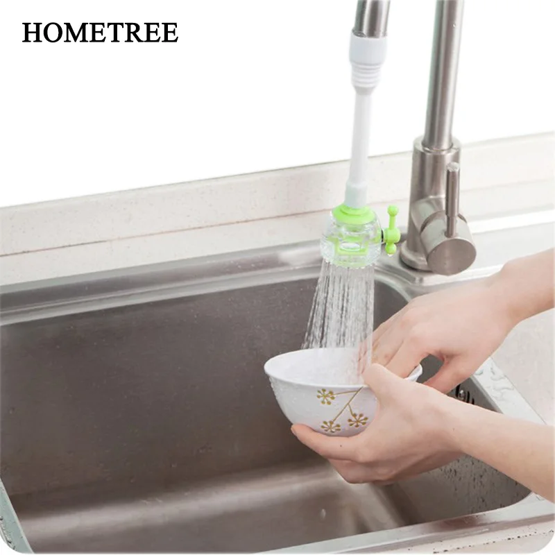 

HOMETREE Lengthen Faucet Extender Splash Faucet Water Saving Device 360 Rotation Adjustabl Kitchen Bathroom Accessories H846