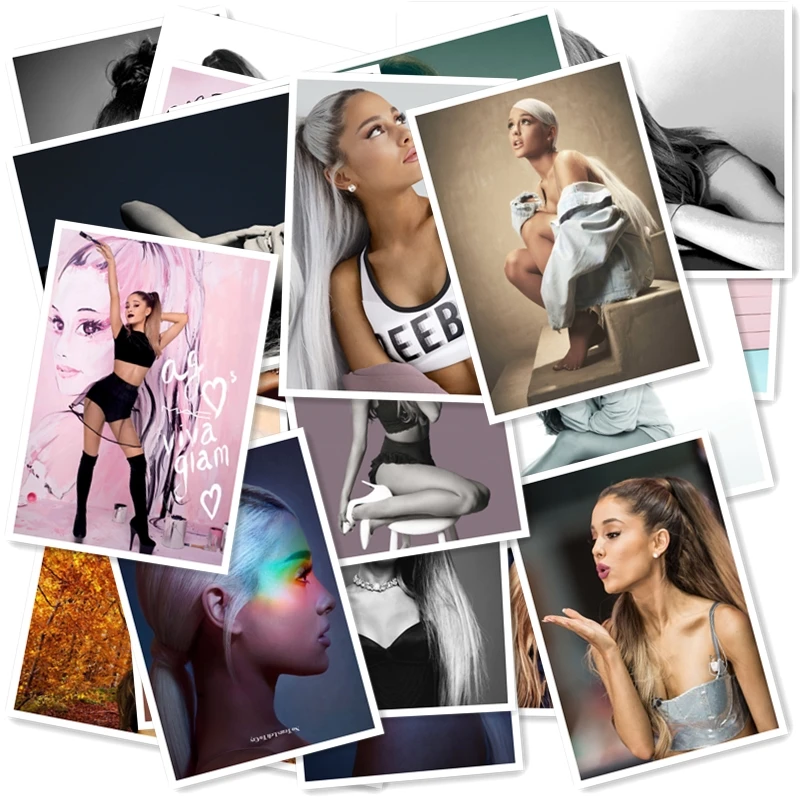 A1-49# Ariana grande 20/шт ПВХ стикер домашний декор для холодильника стиль стены путешествия чемодан Граффити стиль водонепроницаемый стикер s