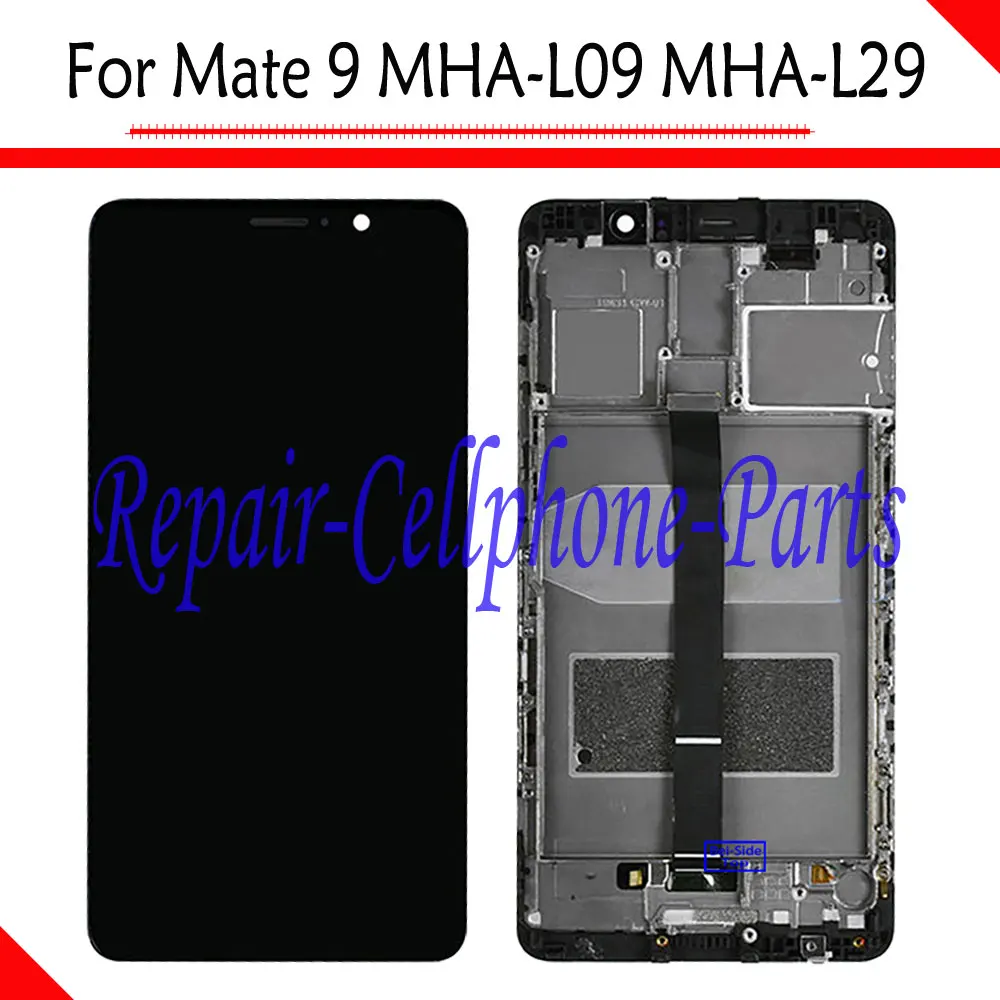 

Black New Full LCD DIsplay + Touch Screen Digitizer + Frame Cover Assembly For Huawei Mate 9 MHA-L09 MHA-L29 Free Shipping