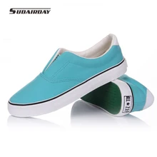 2016 New Fashion Women Casual Canvas Shoes Woman 9 Colors Walking Shoes Women Loafers Plus Size 35-44 Chaussure Femme