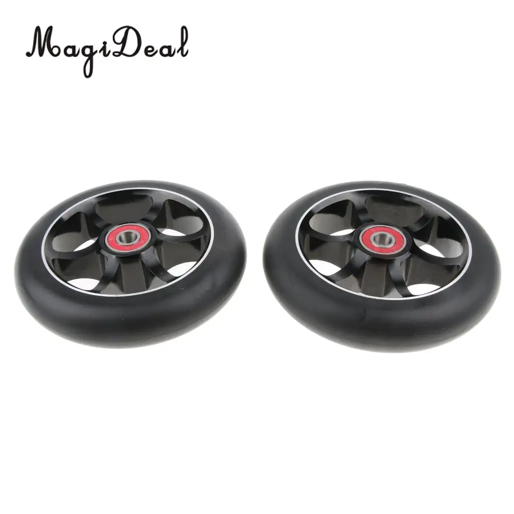 2-Pack 110mm Stunt Scooter Wheels With Standard Bearings
