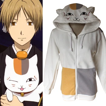 

Natsume's Book of Friends Cosplay cat teacher quality cotton sweater embroidered hoodie cute daily section
