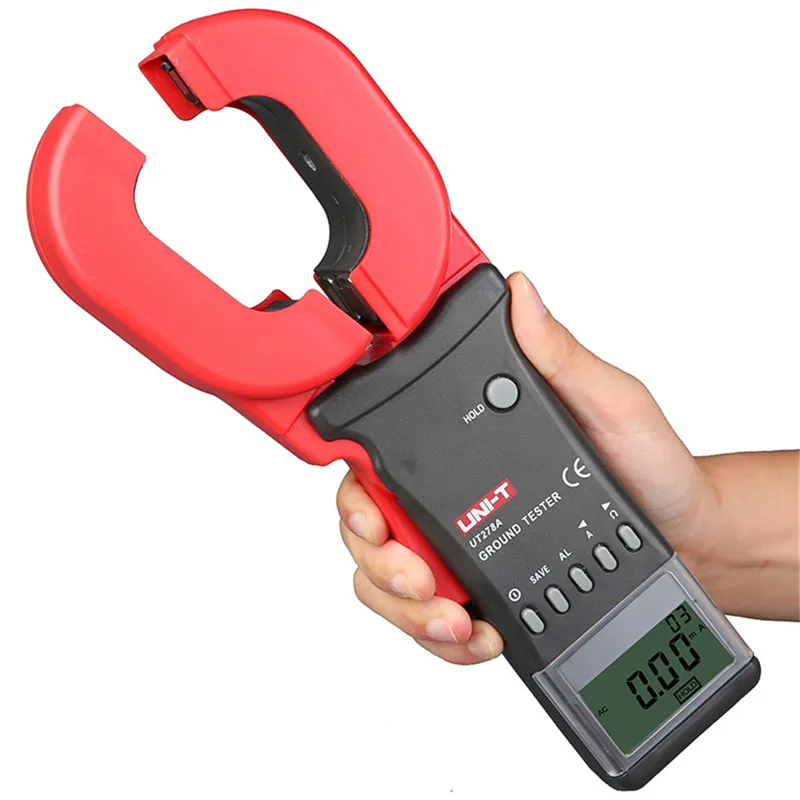 

UNI-T UT278A Clamp Grounding Resistance Tester, Leakage Current Test Resistance / Current Limit Alarm Data Storage