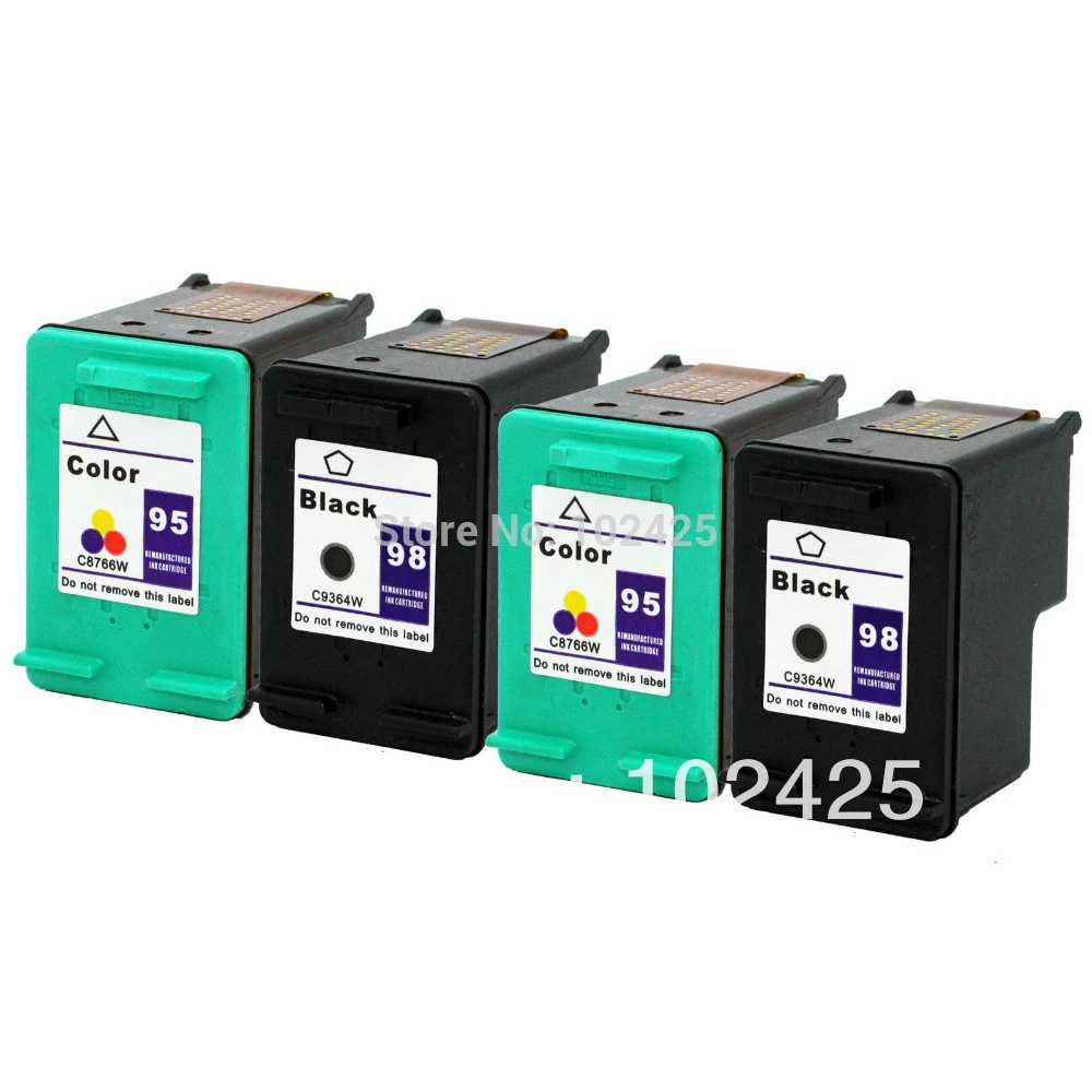 

vilaxh 95 98 Ink Cartridge compatible Suitable for HP Photosmart C4183 C4188 2570 Deskjet 5940 D4145 D4155 printer