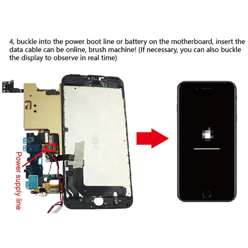 Простой HDD Тесты приспособление для iPhone 5/5S/6/6 S/7/8/8 P материнская плата жесткий диск