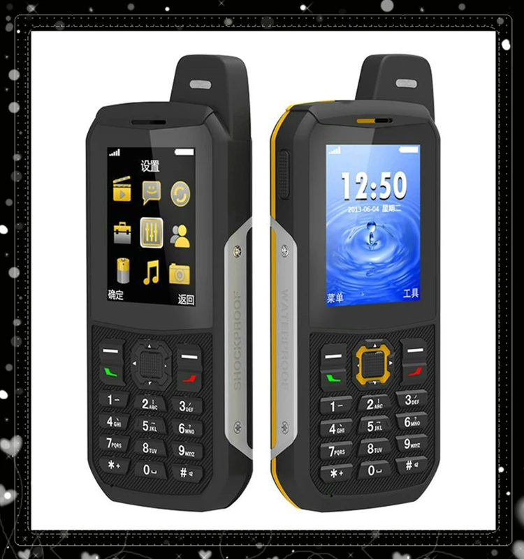 Best 2016 Outdoor Waterproof phone H6 IP68 Mobile Phone 2.2 " H6