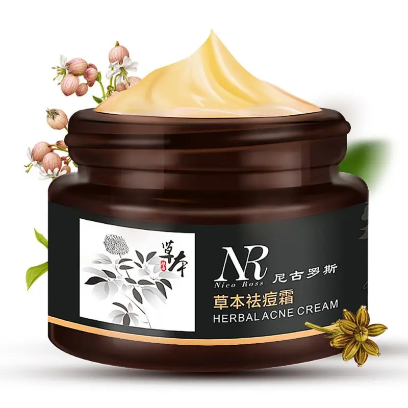 

Whitening Beauty Skin Face Care Creams Herbal Acne Cream Anti Pimple Spot Acne Scars Blackhead Removal Cream Acne Treament SQ92