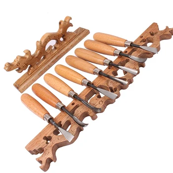 

8pcs/set Wood Carving Tools High Quality Assorted Chisels Sculpture Skew Gouge Woodworking Carving Utility Knife Engraving Tools