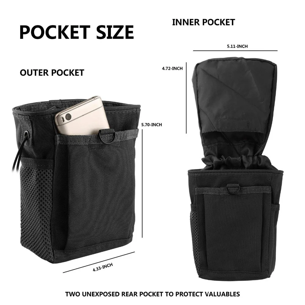 Drawstring Highend скалолазание Мел EDC сумка с карабином Различные карманы для скалолазания Bouldering гимнастика спортивный мешок