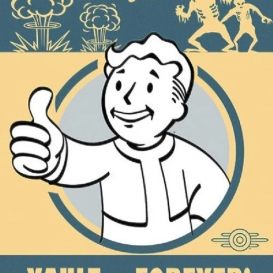 Fallout 4 - Surface Never Vault Forever Laminated Poster (24 X 36)