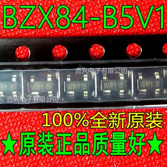 

1pcs/lot BZX84-B5V1 WR1 5.1V SOT-23