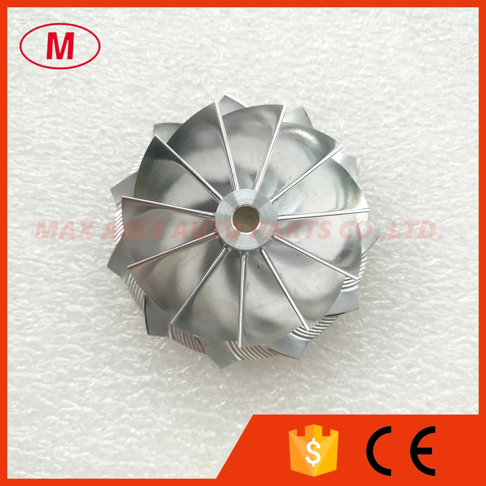 

GT15-25 Turbocharger Aluminum 2618/Milling/Billet compressor wheel 49.62/61.98mm 11+0 blades for Turbo CHRA/Core