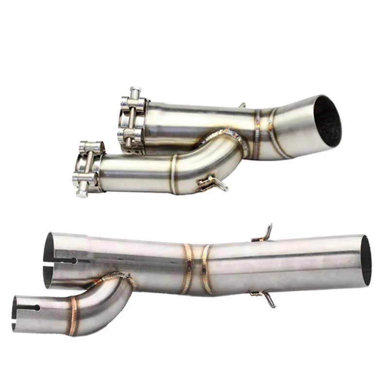 

Free Shipping Slip-On For BMW S1000xr S1000RR 2016 2017 2018 Year Middle Pipe Link Connect Mid Tube Exhaust Muffler Motorcycle