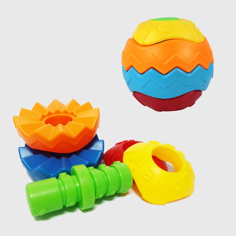 

Funny Baby Infant Kids Crawling Toy Ball Puzzle Deformation Disassemble Assembled Educational Toys 9cm 88 YJS Dropship