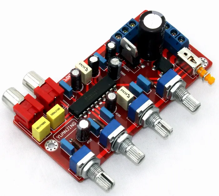 Высокое качество LM1036 тональная плата предусилителя, громкость высоких частот, усилитель баса, Лидер продаж, простая установка