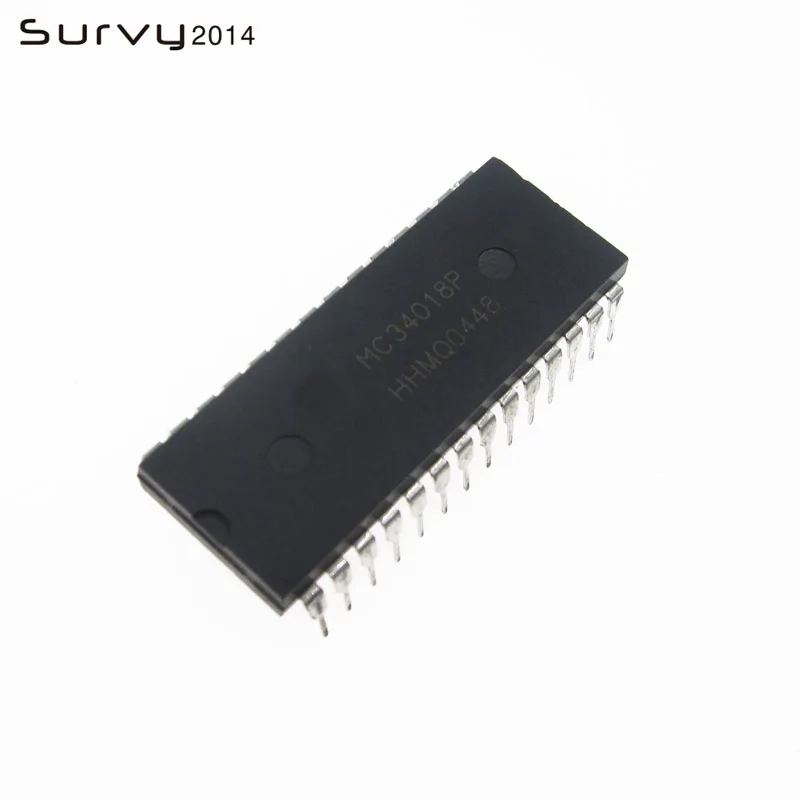 1/5PCS MC34018P 28PINS  Motorola Voice Switched speakerphone circuit Chassis