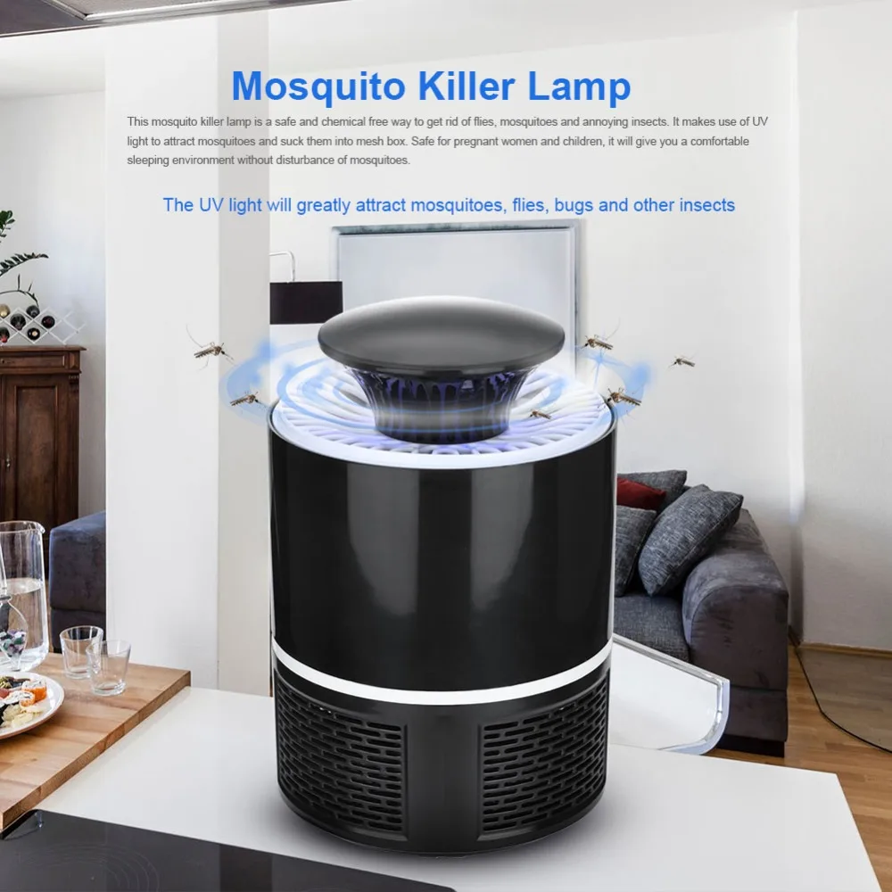 USB фотокаталитическая лампа от комаров для борьбы с вредителями, электрическая Летающая ловушка, лампа, отпугивающая от комаров, Zapper, отпугивающая насекомых от насекомых