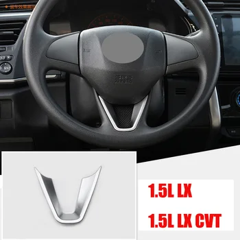

Car ABS Steering Wheel Decorative Strips Cover Trim Stickers for Honda Fit Jazz City 2014-2018 interior decoration modification