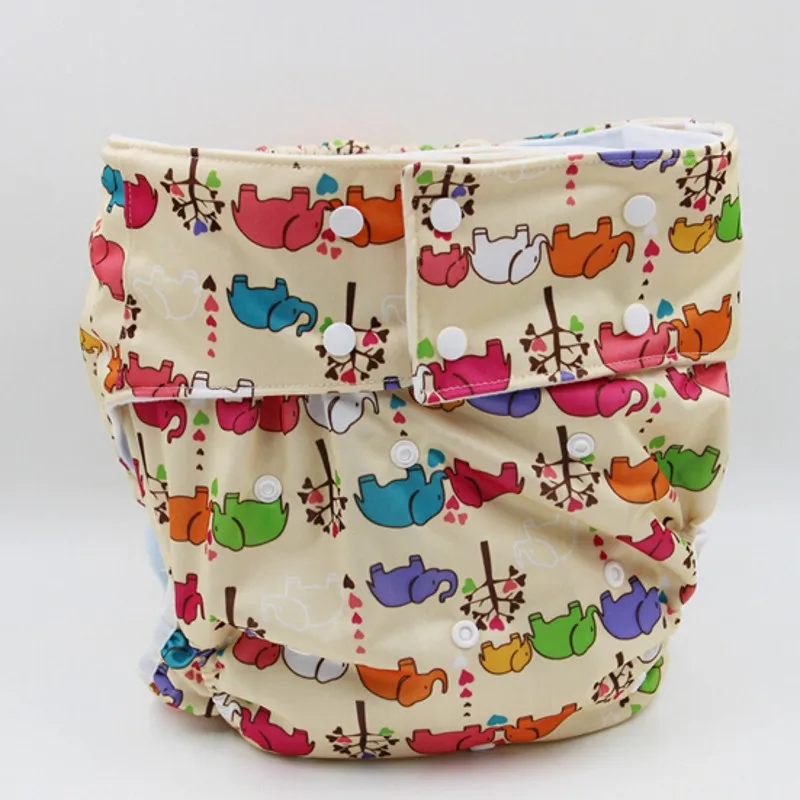 3 Colors For Choose Waterproof Adjustable Adult Cloth Diapers for