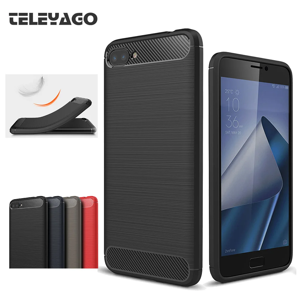 Для Asus Zenfone 4 Max/Max Pro/Max Plus (ZC554KL) чехол тонкий мягкий силиконовый роскошный матовый