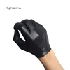 highshine man wrist button one whole piece of sheep leather gloves black and brown ► Photo 2/6