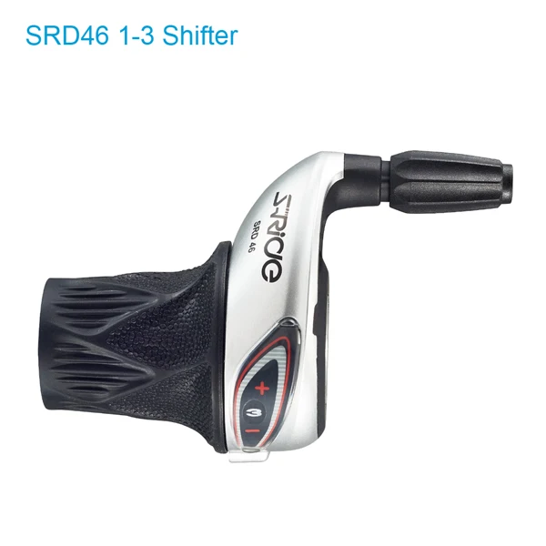 Silver 1-3 Shifter S-Ride SRD46 MTB велосипедный переключатель 3x6 скоростной поворотный пружинный переключатель велосипедный поворотный захват переключения передач подходит для Shimano SL-RS35 - Цвет: Silver 1-3 Shifter