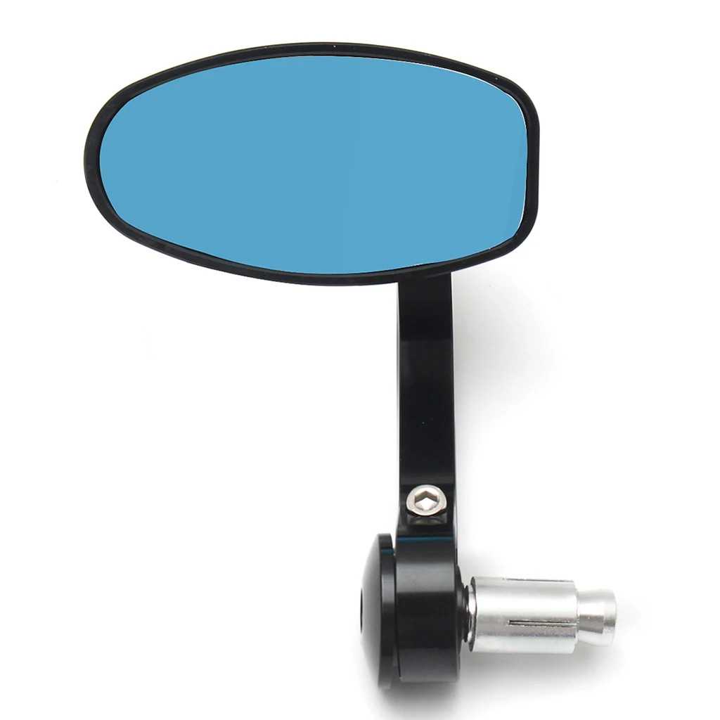 2 Pcs/Pair Motorcycle Mirror Scooter  Rearview Mirrors Back Side Convex Mirror For 7/8" Handlebar Mount Clamp 22mm Threaded Bolt