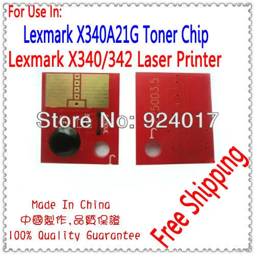 

For Lexmark X340 X342 340 342 Toner Chip,For Lexmark X342 X342N X340 X340N Printer,X340A31G X340A21G Toner Cartridge Chip