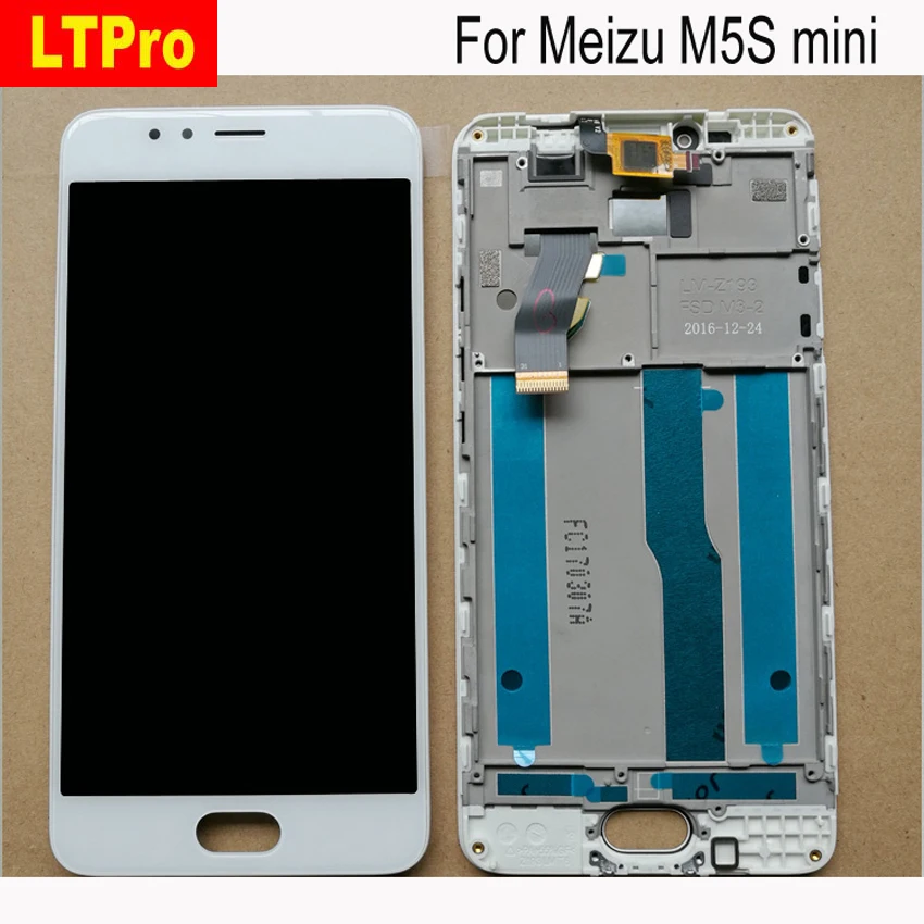 

LTPro Top Quality Work LCD Display Touch Screen Digitizer Assembly or with frame For Meizu M5S Meilan 5S M612H M612M Phone Parts
