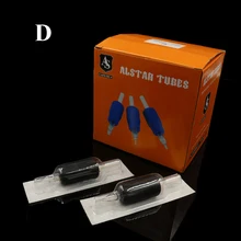 20 шт 3D 5D 7D 9D 11D 14D одноразовые 25 мм Черные Мягкие силиконовые татуировки ручки трубы пластиковые трубы точные комбо