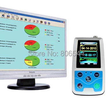 Быстрая педиатрический осциллограф монитор, монитор артериального давления, кровяное давление Холтер, ABPM50, FDA& CE одобренный