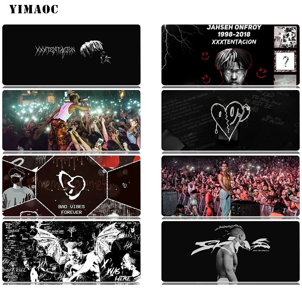 YIMAOC XXXTentacion коврик для мыши 30x80 см компьютерная Противоскользящий натуральный