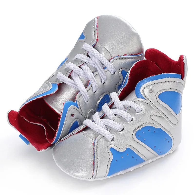 Весенне-осенняя повседневная спортивная мягкая обувь с высоким берцем для мужчин и женщин 0-1 лет нескользящая обувь для малышей
