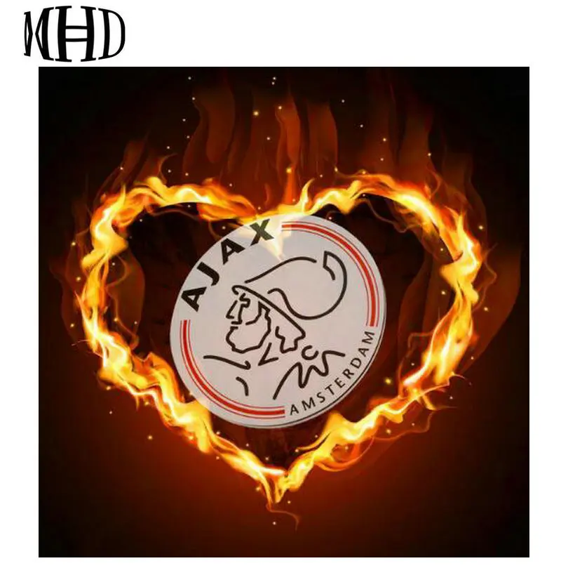 

50x50cm 5d diamond painting football icon Netherlands team badge diamond embroidery resin mosaic sticker