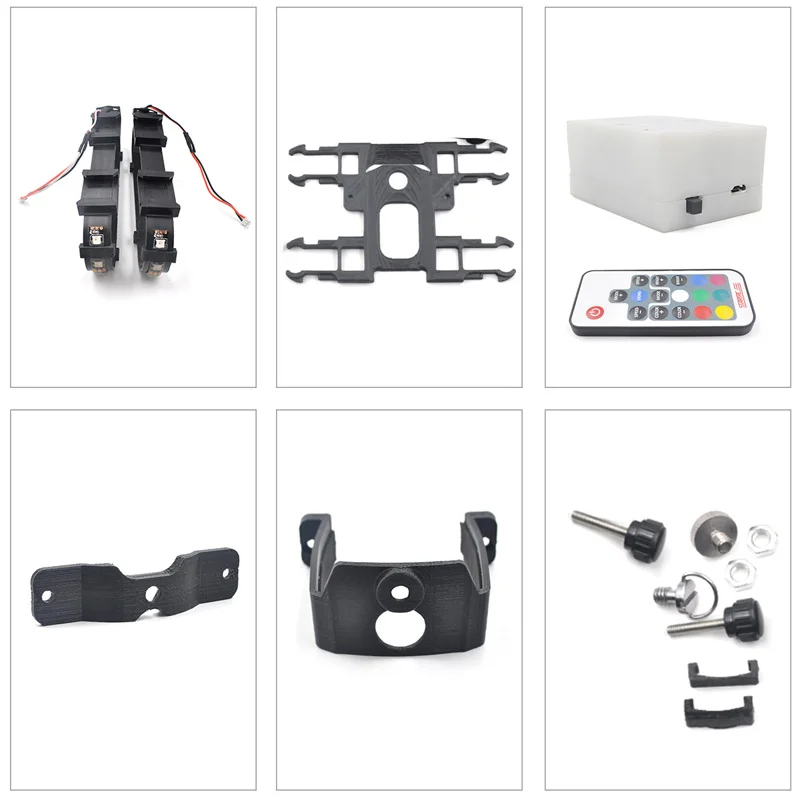 Remote control LED Light strip landing gear Extended heighten leg for DJI mavic 2 pro zoom Drone Accessories DIY Accessories 1 (30)