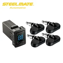 Steelmate TP-73 автомобилей TPMS шин Давление системы контроля 4 внутренних датчиков с OE-FIT LED Дисплей для Toyota