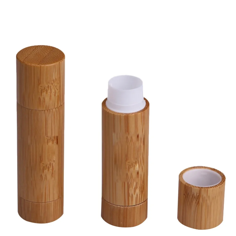 5,5 мл бамбуковый пустой контейнер для блеска для губ тюбик для губной помады Сделай Сам контейнер для бальзама для губ тюбики косметические инструменты для красоты макияжа многоразовая бутылка
