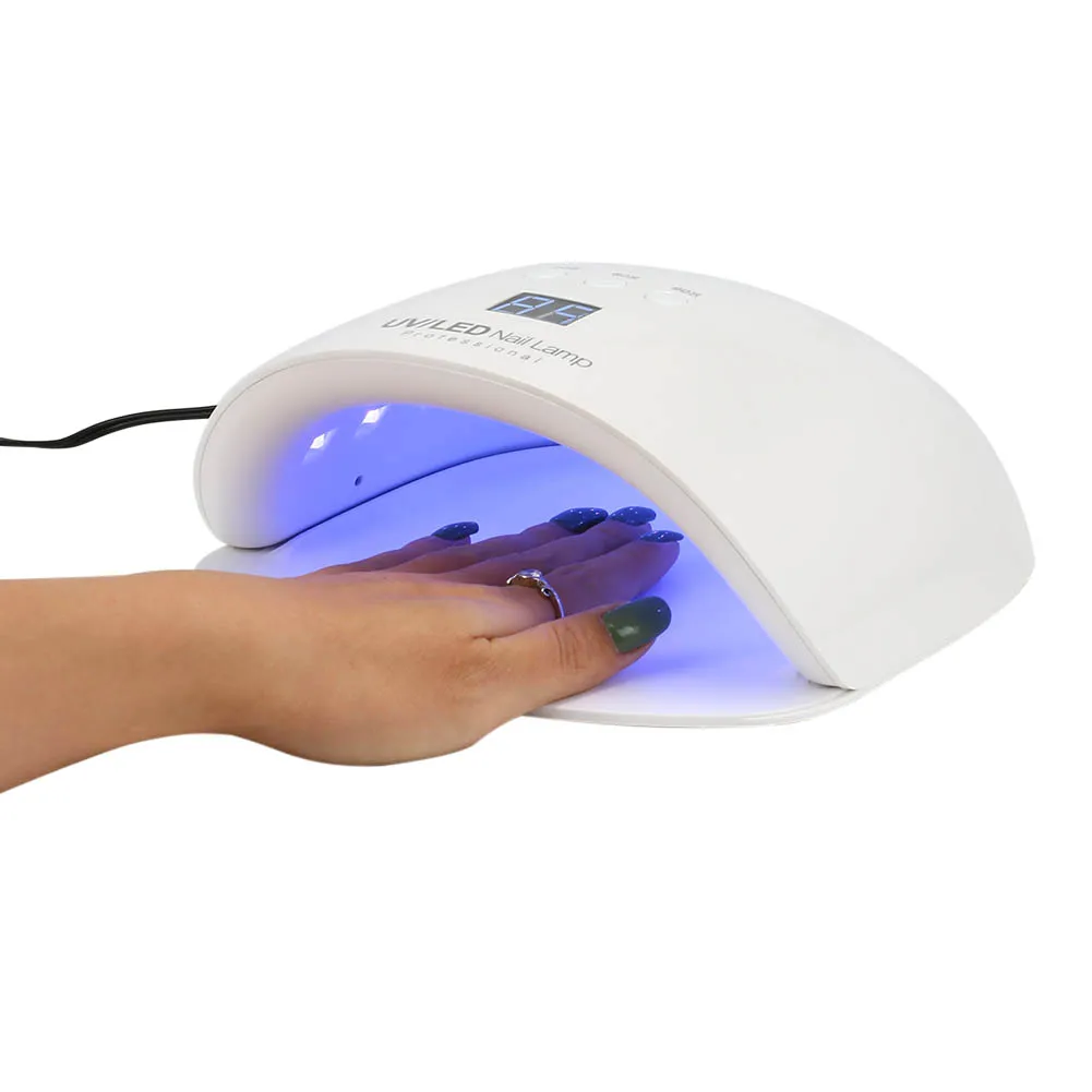 

Professional 24W Dual UV LED Nail Lamp Nail Dryer Gel Polish Light with Bottom 30s/60s/90s Timer LCD Display 998