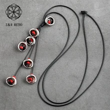 Collier de déclaration rouge pour femmes, ras du cou, accessoires de pull, pendentif meilleur ami, cadeaux de décoration, 2021