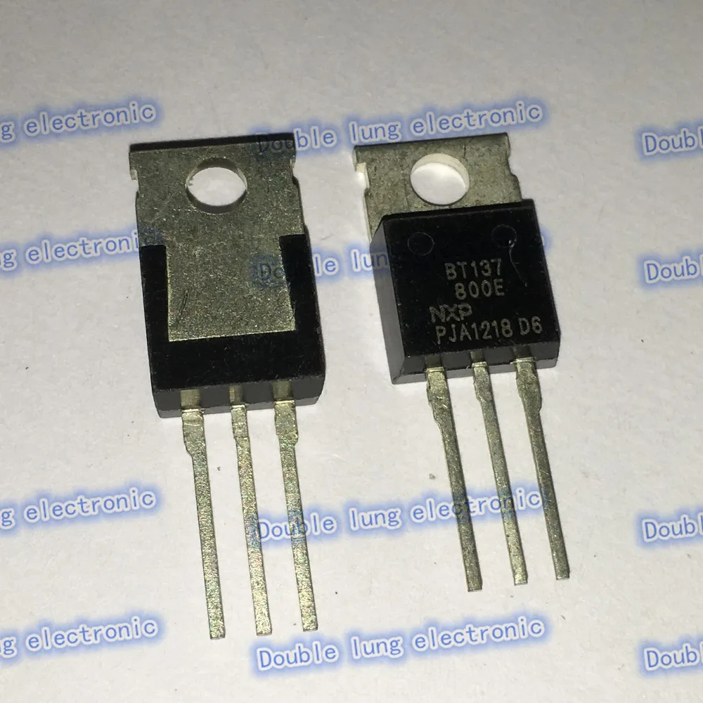 

50 шт./лот BT137-800E BT137 TRIAC SENS GATE 800V 8A TO220AB