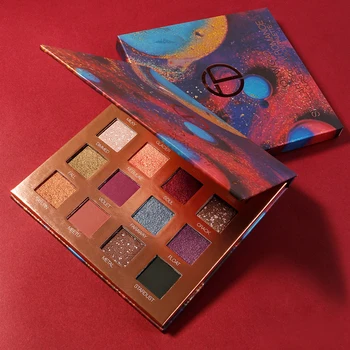 

Professional Luxury Eyeshadow Eye Shadow Palette Glitter Shimmer Matte Pigment Eyeshadow Powder Cosmetic eyes make up tools