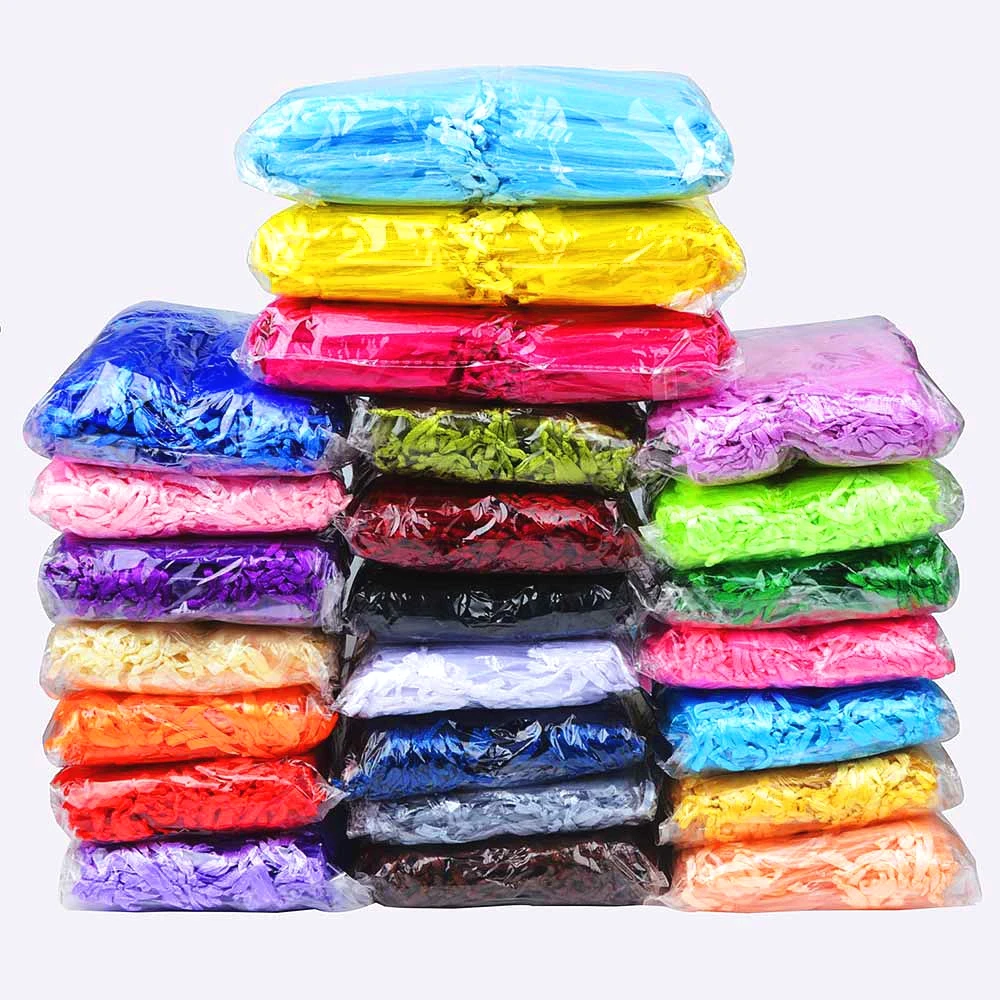 50 шт. мешочки из органзы 7 х9 9 х12 10 х15 13 х18 см|gift pouch|jewelry packingbag jewelry |