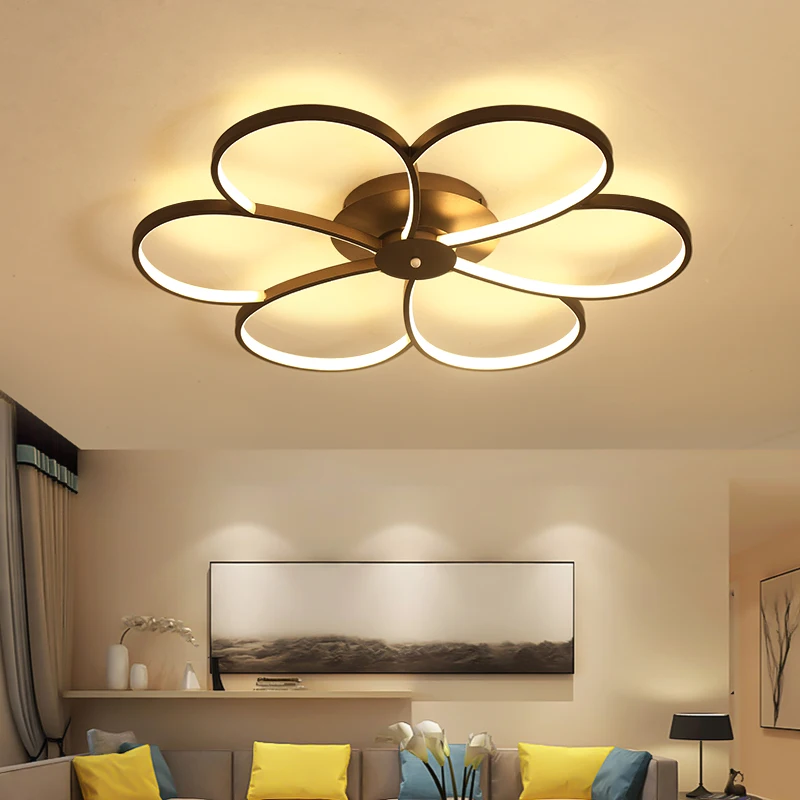 New Modern art acrylic LED ceiling lights living room bedroom ceiling lights bedroom Lamparas de
