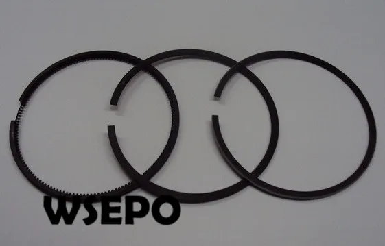 Качество chongqing! Комплект поршневых колец для 168F 3.5HP горизонтальный 196CC 4-тактный дизельный двигатель с воздушным охлаждением