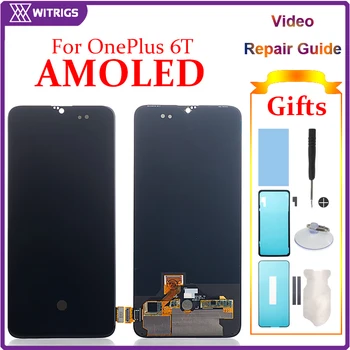 

Witrigs For OnePlus 6T LCD Display Touch Screen Digitizer Assembly Replacement For OnePlus 6 T LCD display